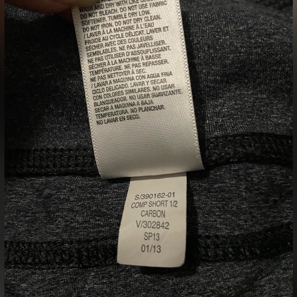 Old Navy High Waisted Go Dry Active Shorts.  Grey Leopard print. Size Medium. - Picture 5 of 5